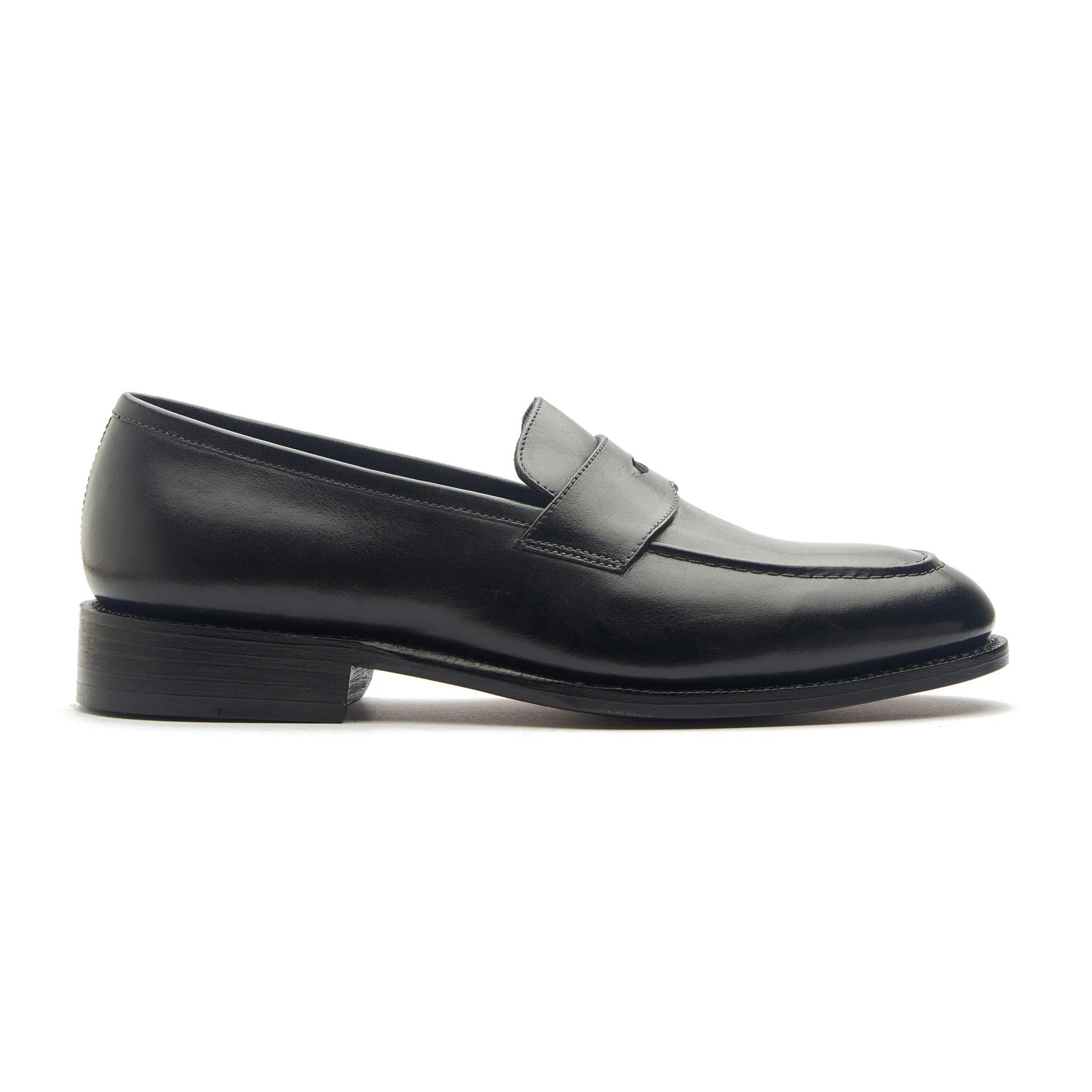 Aurus, Penny Loafer - Black | Hand Welted Classics Collection